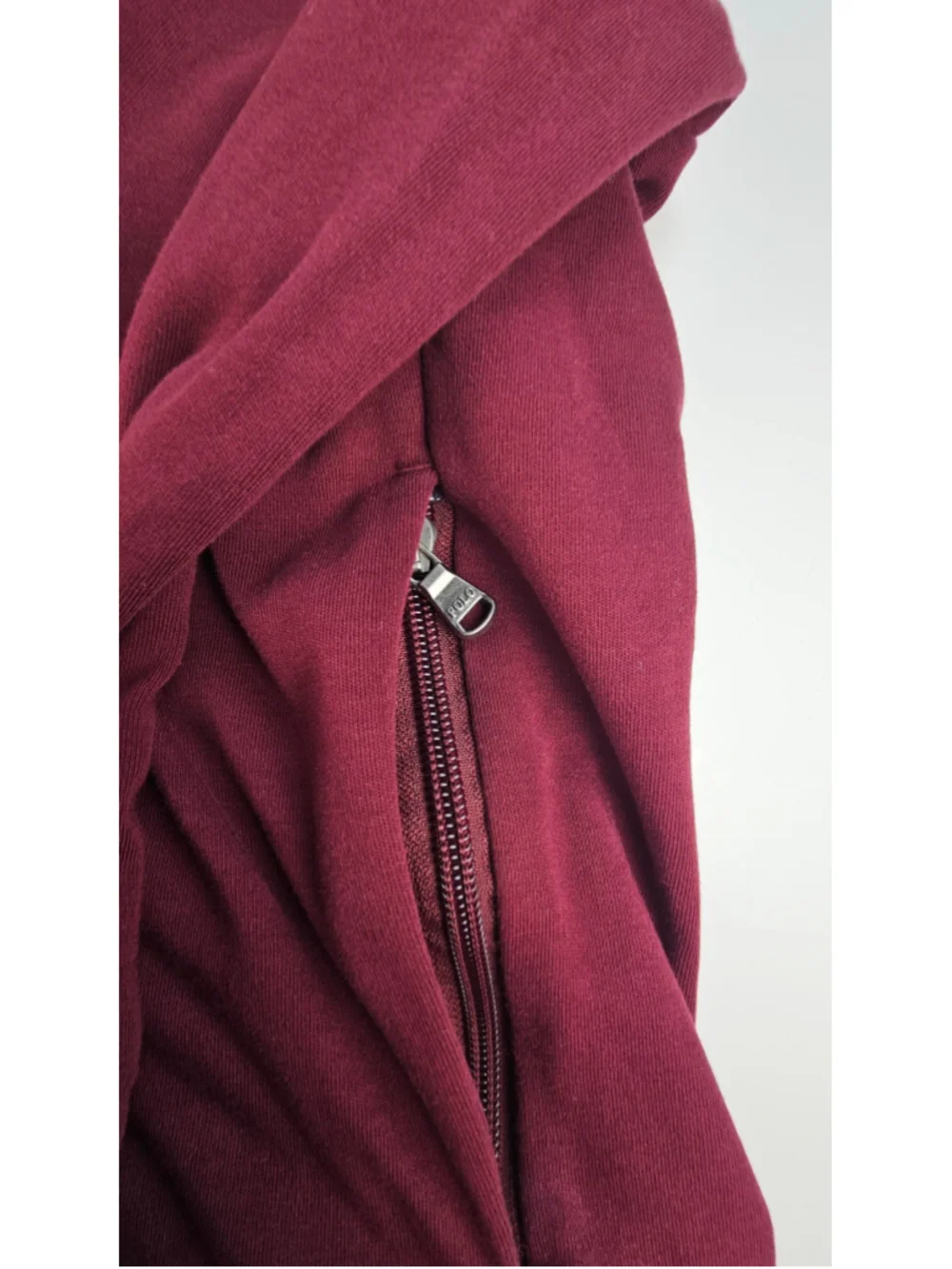 Polo Ralph Lauren Track Jacket Mens L Burgundy White Stripe Full Zip Pony